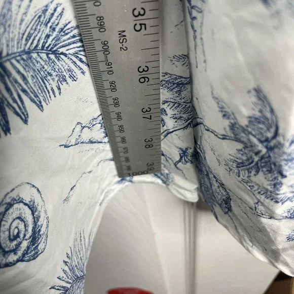 Hawaii Hangover Dress Womens 2XL Retro Fit Flare White Blue Map Tiki Dolphin - Picture 7 of 7